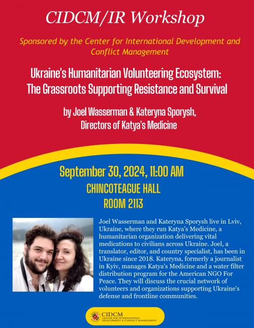 CIDCM/IR Workshop