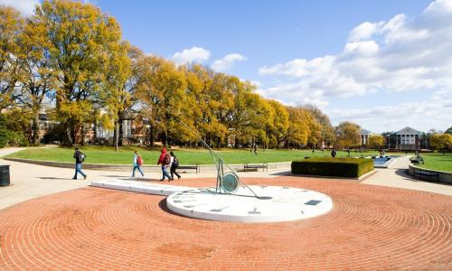 Sundial at the UMD Campus